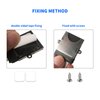 PinQiongZhe SD Card Extension Cable Adapter SD Male to Female Flexible Flat FFC Extension Cable Adapter for Car GPS, Car DVD, Large Mechanical Equipment (9.8in/25cm)
