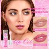 Petansy Magic Color Changing Lip Oil V2 Shimmery Glitter Lip Gloss Set High Shine Lip Glow Long Lasting Moisturizing Syrupy Gloss