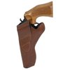 Barsony Brown Leather Cross-Draw Gun Holster for Ruger Super Blackhawk Right