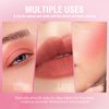 Kyannkara Liquid Blush Makeup Cream Blush For Cheeks Natural Glossy Blush Makeup Velvet Texture(01#)