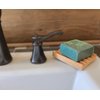 2 Pack Elevation Alder Natural Wood Soap Dish, 100% Handcrafted in the USA, Makes Soap Last 2X Longer, Soap Bar Holder for Kitchen or Bathroom