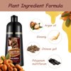 Blonde Brown Hair Dye 16.9 Fl Oz, Argan Oil Blonde Brown Hair Shampoo, 3 in 1 Hair Dye Shampoo, Easy To Use, Semi-Permanent Hair Color Shampoo (Blonde Brown)