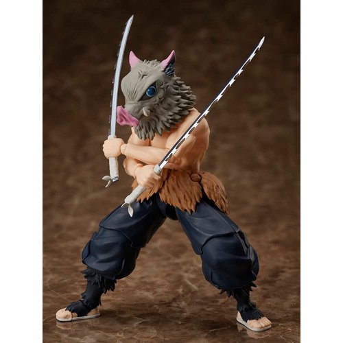 Aniplex - Demon Slayer: Kimetsu No Yaiba [Buzzmod.] Inosuke Hashibira 1/12 Scale Action Figure