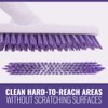 Fuller Brush Tile Grout E-Z Scrubber Replacement Head- Cleans Kitchen, Shower, Tub & Tile - Purple