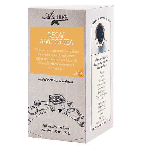 Ashbys Apricot Decaf Tea, 25 Bags