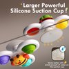 3PCS ALASOU Pop up Suction Cup Spinner Toys for 1 Year Old Boy Girl|Novelty Spinning Tops Bath Toys for Kids Ages 1-3|Sensory Toys for Toddlers 1-3 Year Old Boy Birthday Gift