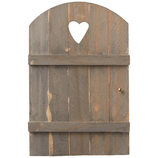 Touch of Nature Mini Fairy Garden Wooden Door, 6 by 4-Inch, Wood,Brown