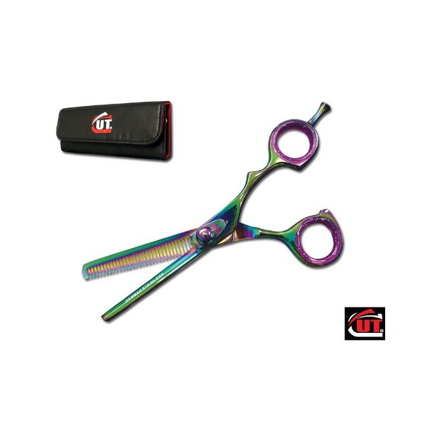 6.25" Titanium CUT Brand Pro Hair Thinning Shears Scissors German Steel 2106-TC