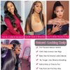 HUIDI 13x4 Straight Lace Front Wigs Human Hair Hd Transparent 26 Inch Straight Frontal Wig for Women Glueless Straight Wigs Pre Plucked with Baby Hair Bone Straight Black Wig Brazilian Human Hair
