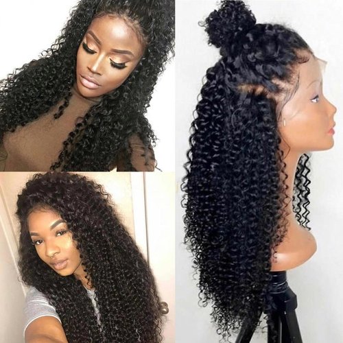 13x6 Lace Frontal Wigs for Black Women Pre Plucked Lace Wig Glueless Brazilian Remy Human Hair Wigs with Baby Hair (16 inch, 180% Density 360 Lace Frontal)