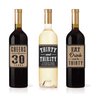 6 30th Birthday Wine or Beer Bottle Labels Stickers Present, 1991 Dirty Thirsty Thirty Bday Gifts for Him Men, Cheers to 30 Years, Funny Unique Party Decorations and Novelty Supplies for Man Husband