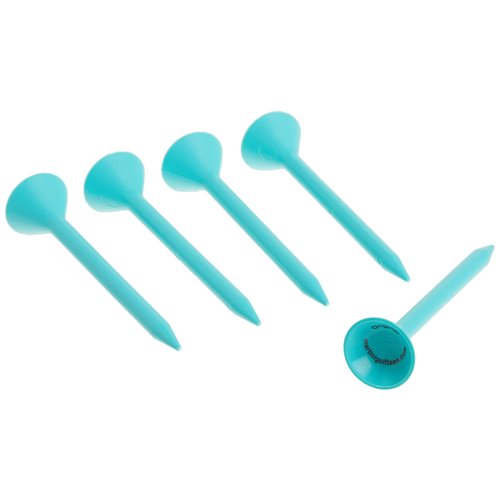Martini Golf Tees 3-1/4" Durable Plastic Tees (5 Pack), Aqua