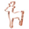 Christmas Deer Reindeer Cookie Cutter 3.75 X 5 inches - Handcrafted Copper Cookie Cutter by The Fussy Pup