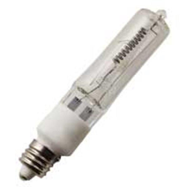 4 Qty. Halco 130V 50W T4 E11 Prism Q50CL/MC 50w 130v Halogen Clear Lamp Bulb