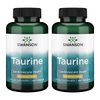 Swanson Taurine - Amino Acid Supplement Promoting Energy Production '&' Electrolyte Balance - Natural Formula Supporting Heart Health '&' Wellness - (100 Capsules, 500mg Each) 2 Pack
