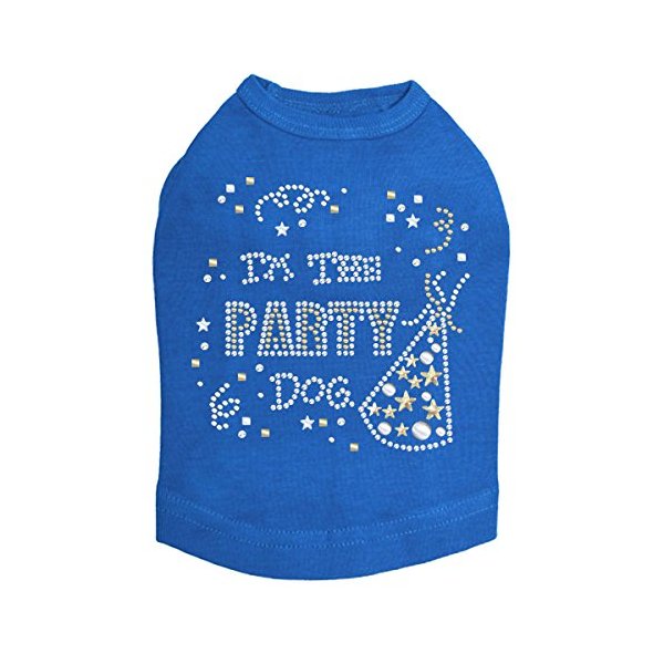 Party Dog Dog Shirt XL ROYAL BLUE