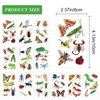 72pcs Insect Temporary Tattoos, Reptile Buggin Out Tattoos, Bees, Spiders, Beetles, Butterflies, Dragonfly Fake Tattoo Stickers for Kids Birthday Party Favors Supplies Class Rewards Gift Bag Fillers