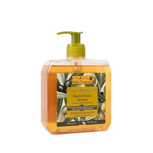 Idea Toscana Prima Spremitura Moisturizing Shower Gel Olive 500 ml, 16.9 Fl Oz (Pack of 1)