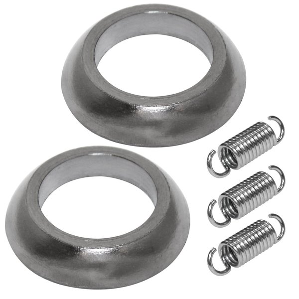 Caltric Muffler Gasket & Spring Kit Compatible with Arctic Cat 300 2X4 4X4 1998-2005