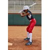 Mizuno Adult Women's Belted Low Rise Fastpitch Softball Pant, Red, Medium