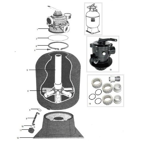 TORK Distributors Compatible with Aqua Tools Sand Filter Valve Cover O-Ring AT3115, AT3118, AT3120, AT3124, AT3130