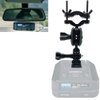 AccessoryBasics Rearview Mirror Stem Radar Detector Mount for Uniden R1 R3 R7 R8 DFR2 DFR3 DFR4 DFR5 DFR6 DFR7 DFR8 DFR9 Radar Detector (Require at least 1" Clear Stem Space to install)