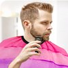 Rainbow Waterproof Haircut Cape for Adults & Kids Professional Barber Cape with Adjustable Snap Closure 51"x55"