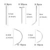 82 Pcs Wig Making Needles Wig T Pins C Curved Needles I Type J Type Hair Weave Needles Knitting Needles with Yarn Thread Scissors Kit for Sewing Wig Making Hair Extensions Modelling Crafts