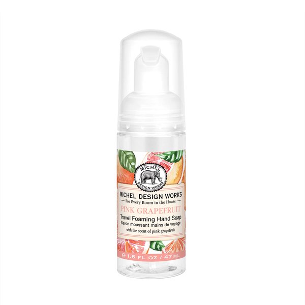Michel Design Works Travel Foaming Hand Soap, Pink Grapefruit