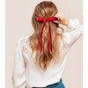 6PCS Hair Bows for Women Hair Clip Hair Tassel Hair Ribbon Ponytail Holder Accessories Slides Metal Clips Barrettes Girls Toddlers Teens Black Red White
