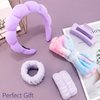 Chanaco Spa Headband, Skincare Headband, Headband for Washing Face, Makeup Headband, Wrist Bands for Washing Face, Face Wash Headband, Teen Girl Gifts Trendy Stuff, Cute Hair Accessories for Women
