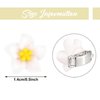 20Pcs Small Flower Hair Clips for Girls Women Cute Small Hair Claw Flower Clips for Hair Wedding Hair Barrettes Bridal Hair Accessories for Girls Women Yellow