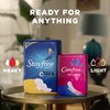 Stayfree Ultra Thin Overnight Pads with Wings, For Women, Reliable Protection and Absorbency of Feminine Moisture, Leaks and Periods, 28 Count