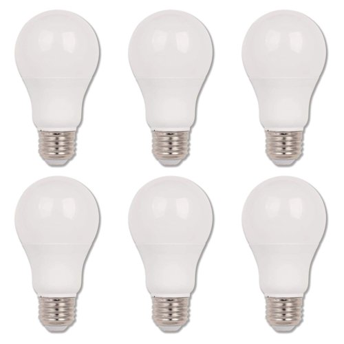 Westinghouse 5312720 5312700 9.5 (60 Watt Equivalent) Omni A19 Bright Energy Star LED Light Bulb, Medium Base, 6-Pack, 6 Count (Pack of 1), Warm White (3000 Kelvin)