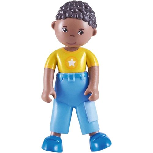 HABA Little Friends Erik - 4" African American Boy Dollhouse Toy Figure