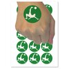 Soccer Player Bicycle Overhead Scissors Kick Ball Association Football Temporary Tattoo Water Resistant Fake Body Art Set Collection - 54 1" Tattoos (1 Sheet)