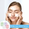 4 Pieces Face Foam Maker Travel Cleanser Face Wash Foamer Convenient Facial Skincare Whip Maker Household Quick Facial Cleansing Tool Lightweight Facial Cleanser Foam Cup for Face Wash Skin Care