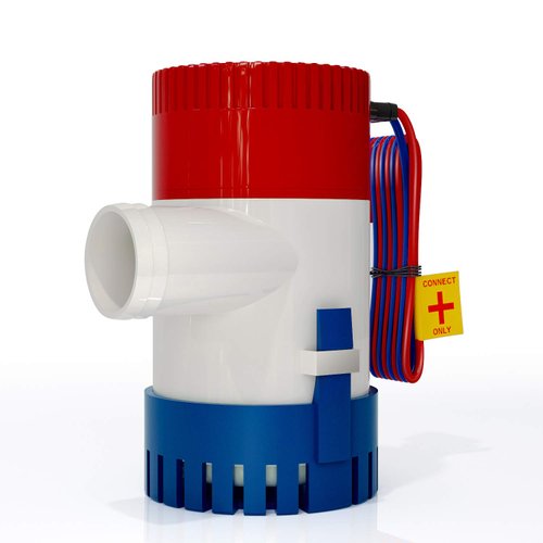 AURELIO TECH 1100Gph 12V Submersible Marine Electric Bilge Water Pump for Boat Caravan RV