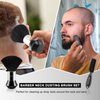 NICEMOVIC 4Pcs Barber Neck Duster Brush, Professional Barber Accessories Cleaning Supplies, Duster Nylon Brush Hair Cutting Styling Brush Tool