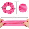 20 Pcs Hot Pink Scrunchies Matte Scrunchies Bridesmaid Proposal Gifts Pink Party Favors Hair Ties Scrunchies for Women Girls Bachelorette Party Favors (hot pink)