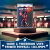 Football Lollipops 12pk- Raspberry Football Candy For Football Party Favors & Football Party Supplies - Football Suckers & Football Treats Ideal Football Food - Football Snacks For Sports Party Favors