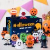 Eunvabir Halloween Wind Up Toys for Kids, 12 PCS Halloween Party Favors Assorted Small Funny Jumping and Walking Clockwork Toys for Gifts Prizes and Goody Bag Fillers for Boys & Girls