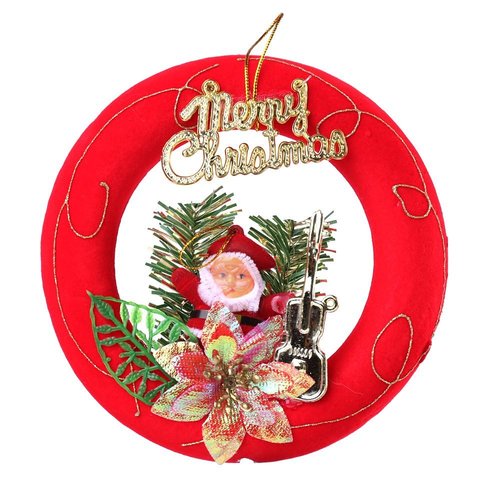 Roxie 6 Pieces Santa Claus Christmas Hanging Ornaments for Christmas Tree Holiday Decorations, Gift Tags