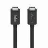 Belkin Thunderbolt 4 Cable (1M, 3.3ft Power Cable), USB-C to USB-C Cable w/ 100W Power Delivery, USB 4 Compliant, Compatible with Thunderbolt 3, MacBook Pro, eCPU & More - Intel Thunderbolt Certified
