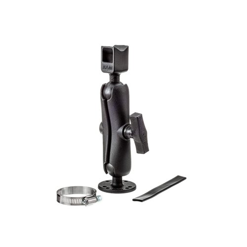 MotorGuide 8M4000977 Ram® Mount Trolling Motor Stabilizer — Shock Absorption Protects Stowed Trolling Motors — Standard, Black