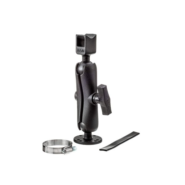 MotorGuide 8M4000977 Ram® Mount Trolling Motor Stabilizer — Shock Absorption Protects Stowed Trolling Motors — Standard, Black