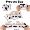 lasuroa Cow Headband with 2pcs Cow Print Wristband, Cute Cow Print Face Wash Headband Spa Makeup Hair Bands Facial Skincare Head Wraps for Women Girls Clothing Party Supplies Birthday Gifts