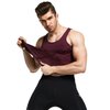 GKVK Mens Slimming Body Shaper Vest Shirt Abs Abdomen Slim, Purple, L(chest size 96cm-101cm/38inches-40inches)