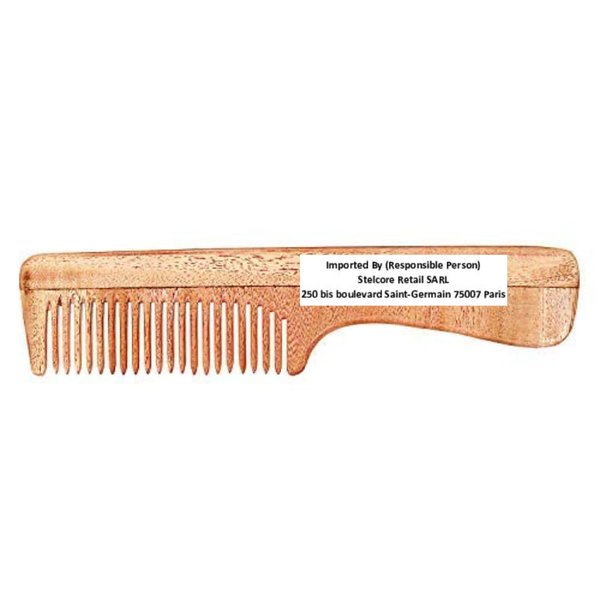 SVATV Handcrafted wood Comb for Detangling Hair Comb For Thick, Curly And Wavy Hair, Non-Static and Eco-friendly Made in India N-73