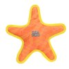 DURA FORCE - Durable Woven Fiber - Star Orange & Yellow - Squeakers - Multiple Layers. Made Durable, Strong & Tough. Interactive Play Dog Toy (Tug, Toss & Fetch). Machine Washable & Floats (Regular)